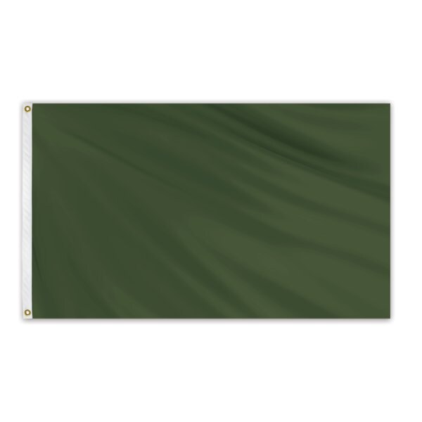 Solid Color Outdoor Nylon Flag 3' x 5' - Dart Green